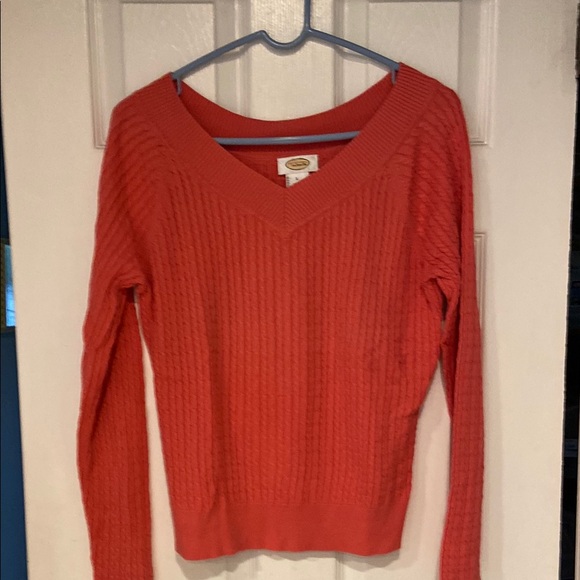 Talbots Sweaters - Talbots Women's Pink V Neck Sweater